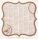 Cherish Journal Die Cut Glittered Lost & Found 12X12 Paper (My Minds Eye)