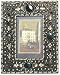 Distinctive Wooden, Agate & Aluminum Photo / Picture Frame 4" X 6"