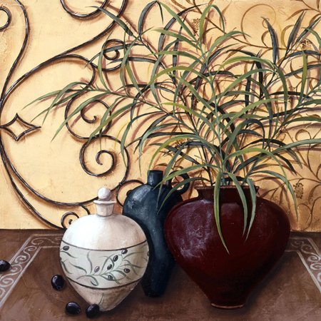 Julia Hawkins - Iron Scroll I, Size: 32 x 32 Matte Finish