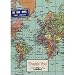 Cavallini Thank you World Map Cards in Tin