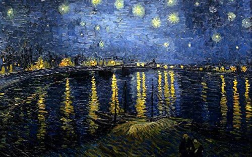 Van Gogh Stary Nights 11 X 15 Canvas Print Giclee Print Process Acid Free Canvas