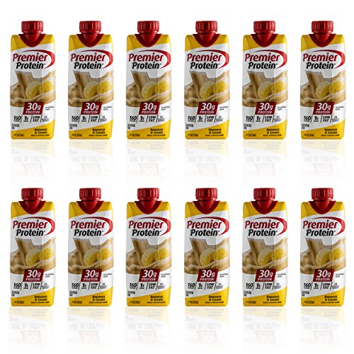Premier Protein 30g High Protein Shakes 12/ 11 Oz. Bananas & Cream