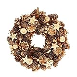 彩か SAIKA リース M 金 ゴールド インテリア用 玄関飾り ゴージャス CXO-L198Mgo LED Wreath-Bloom pinecone M Gold