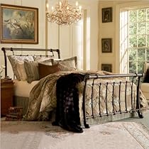 Hot Sale Fashion Bed Group Legion Bed, Ancient Gold, King