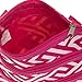 Womens Greek Key Crossbody Swingpack Bag (Fuchsia & White)