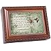 Cottage Garden Retirement Woodgrain Music Box/Jewelry Box Plays Wonderful World
