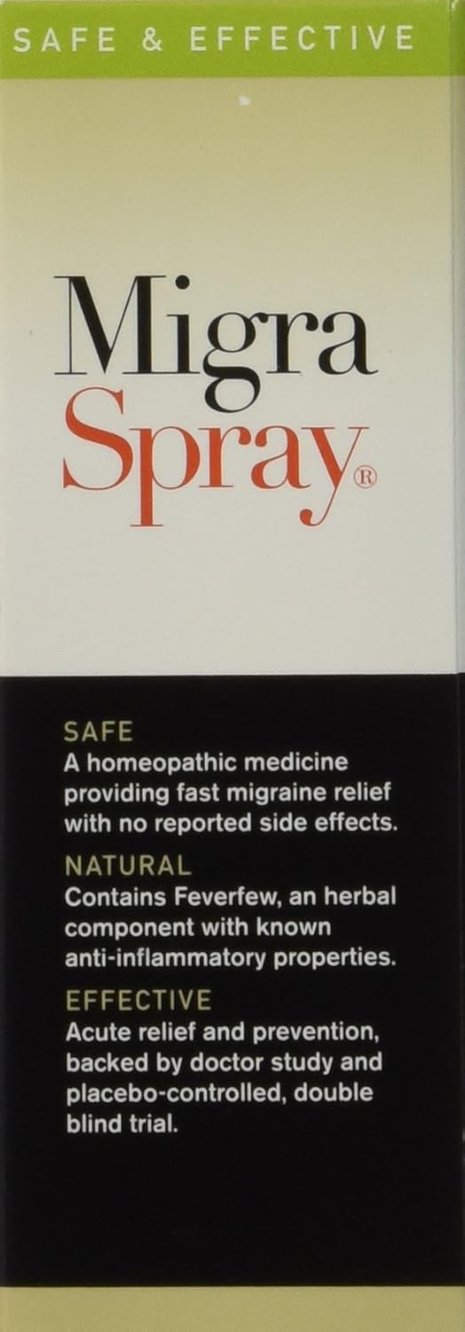 Amazon.com: MigraSpray ~ All Natural Migraine Relief & Prevention ... Amazon.com: MigraSpray ~ All Natural Migraine Relief & Prevention ...