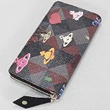 ヴィヴィアン 財布 ViVienne Westwood ヴィヴィアン・ウエストウッド LOGOMANIA ラウンドファスナー長財布 32162 BK【並行輸入品】
