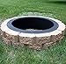 Sunnydaze Decor Heavy Duty Fire Pit Rim Size: 10
