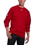 NHL Men's New Jersey Devils Long Sleeve Crew Neck Tech Fleece Pullover (Pro Scarlet/Pro Scarlet, XX-Large)