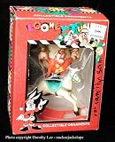 Looney Tunes Christmas Ornament Yosemite Sam Rocking Horse EX with box