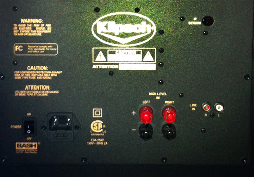 klipsch subwoofer rw 10d