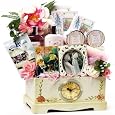 Art of Appreciation Gift Baskets Victorian Lace Tea, Spa & Treats Clock Gift Chest Discounts