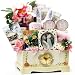 Victorian Lace Gourmet Food Gift Basket and Spa Set - the PERFECT gift for her!