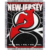 New Jersey Devils NHL Triple Woven Jacquard Throw (019 Series) (48x60)