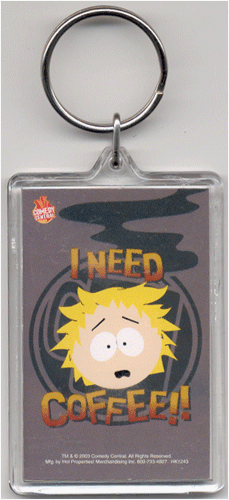 South Park - I Need Coffee - Acrylic Keychain