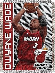 Dwyane Wade Miami Heat Players Series Woven Tapestry Throw Blanket - NBA Basketball Fan Shop