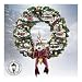 Thomas Kinkade Illuminated Christmas Village Wreath