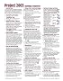 Microsoft Project 2003 Handling Complexity Quick Reference Guide (Cheat Sheet of Instructions, Tips & Shortcuts - Laminated)