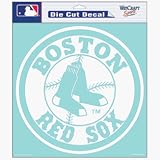 Boston Red Sox Die Cut Car Window Sticker Decal (8x8 Inches)