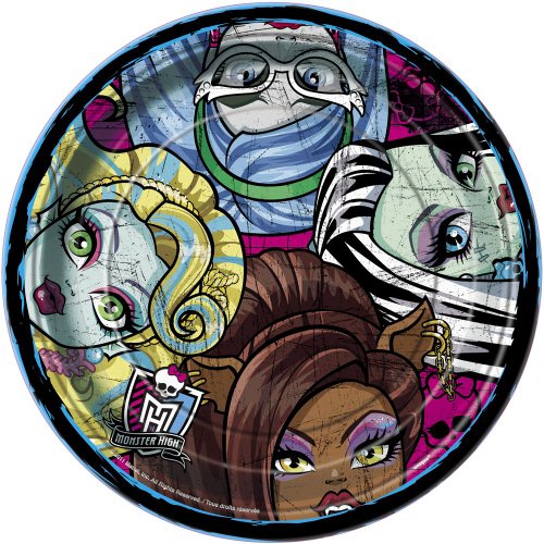 Monster High Dinner Plates, 8ct