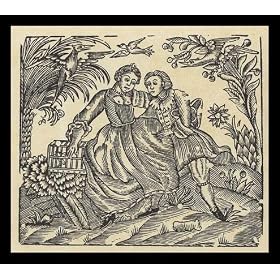 Wood cutters of the 18th Century from Gerona (The bird in the cage) Framed Art Poster Print - 13