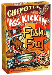 Ass Kickin' Fish Fry Chipotle, 12-Ounce Boxes (Pack of 6)
