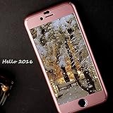 iPhone 6 Plus Case, IPAKY All-round Protective Slim Fit Case Cover with Tempered Glass Screen Protector Skin for Apple iPhone 6/6S Plus 5.5'' (Rose Gold)