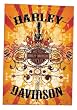 Harley Davidson Licensed Wings Garden Flag 12.5" X 18"