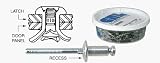 Marson (MAR42373) RIVET DOOR HANDLE W/ZINC GM