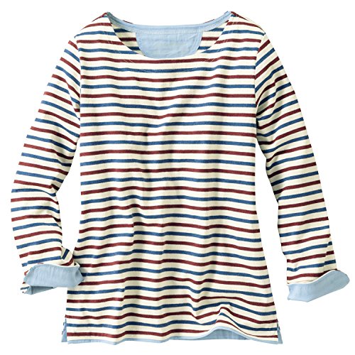 (エディー・バウアー) Eddie Bauer 長袖ボートネックTシャツ