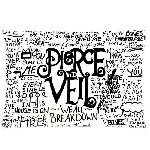 Custom Pierce The Veil Band Rectangle Pillow Case 20x30 (one side) Home Decoration For Lovers And Friends