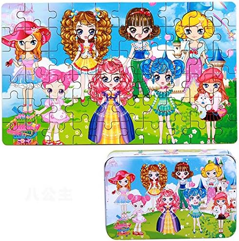 Cartoon World Jigsaw Puzzle Toys for Children Kids, 60 Wooden Pieces Material (07)