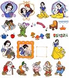 Brother "Snow White" Disney Embroidery Card FREE SHIP!