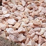 清家石材 砂利 サンプル パウダーピンク 砕石砂利1-2cm