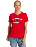 NHL Women's Washington Capitals Authentic Progression Team Short Sleeve Basic Tee (Red, Large)