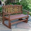 Jordan Manufacturing Alpine 4-ft. Double Seat Glider Bench