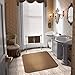 House, Home and More Skid-Resistant Carpet Indoor Area Rug Floor Mat - Toffee Brown - 2 Ft X 3 Ft - Non Slip Rubber Backing, Stain Resistant, Dog Friendly, Living Room Bedroom Kitchen Entryway