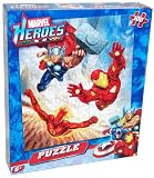 Marvel Heroes 100-Piece Jigsaw Puzzle with Iron Man, Fantastic Four and Thor