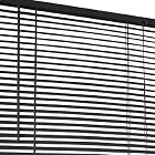 Jago JLSPVC Jalousie schwarz PVC 80×160 cm Farb- & Größenwahl