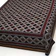 Cotton Bed Cover Wood Block Print Home Accessories Size Queen