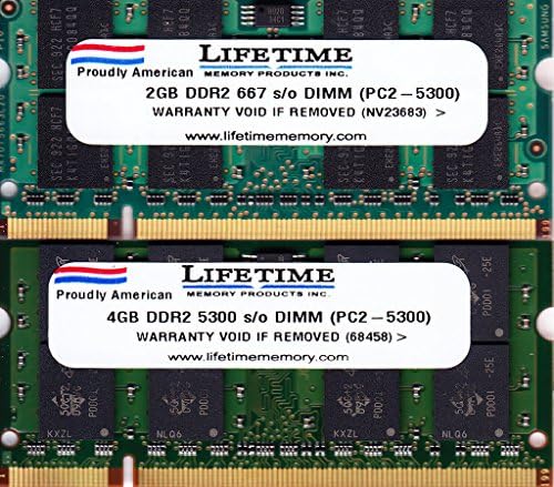 6GB Memory upgrade for Apple iMac Core 2 Duo 2.0GHz (AI) by Lifetime Memory Products (Mid-2007)