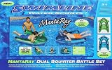 2 Pack Swimline Water Sports Mantaray with Dual Squirter
