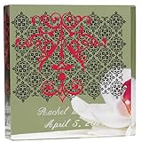 IMAGE OF Hortense B. Hewitt Wedding Accessories Fuchsia Damask and Scroll Cake Top