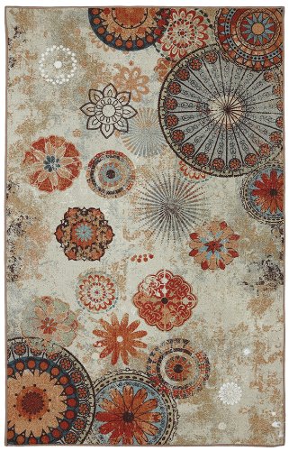 Mohawk Home Printed Indoor/ Outdoor Alexa Medallion, 8'x10', Multi