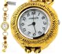 Chico's Torra Gold Beaded Quartz Watch