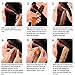 FANGYUANHAIR 16 Inches Platinum Blonde 20pcs Straight Tape in Real Human Hair Extensions (Color-60)