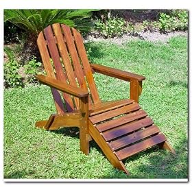 Adirondack Chair w footrest by