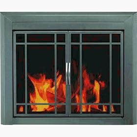 GHP Group ED-5412 Fireplace Glass Door
