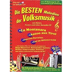 KARAOKE - Die besten Melodien der Volksmusik Buch + CD